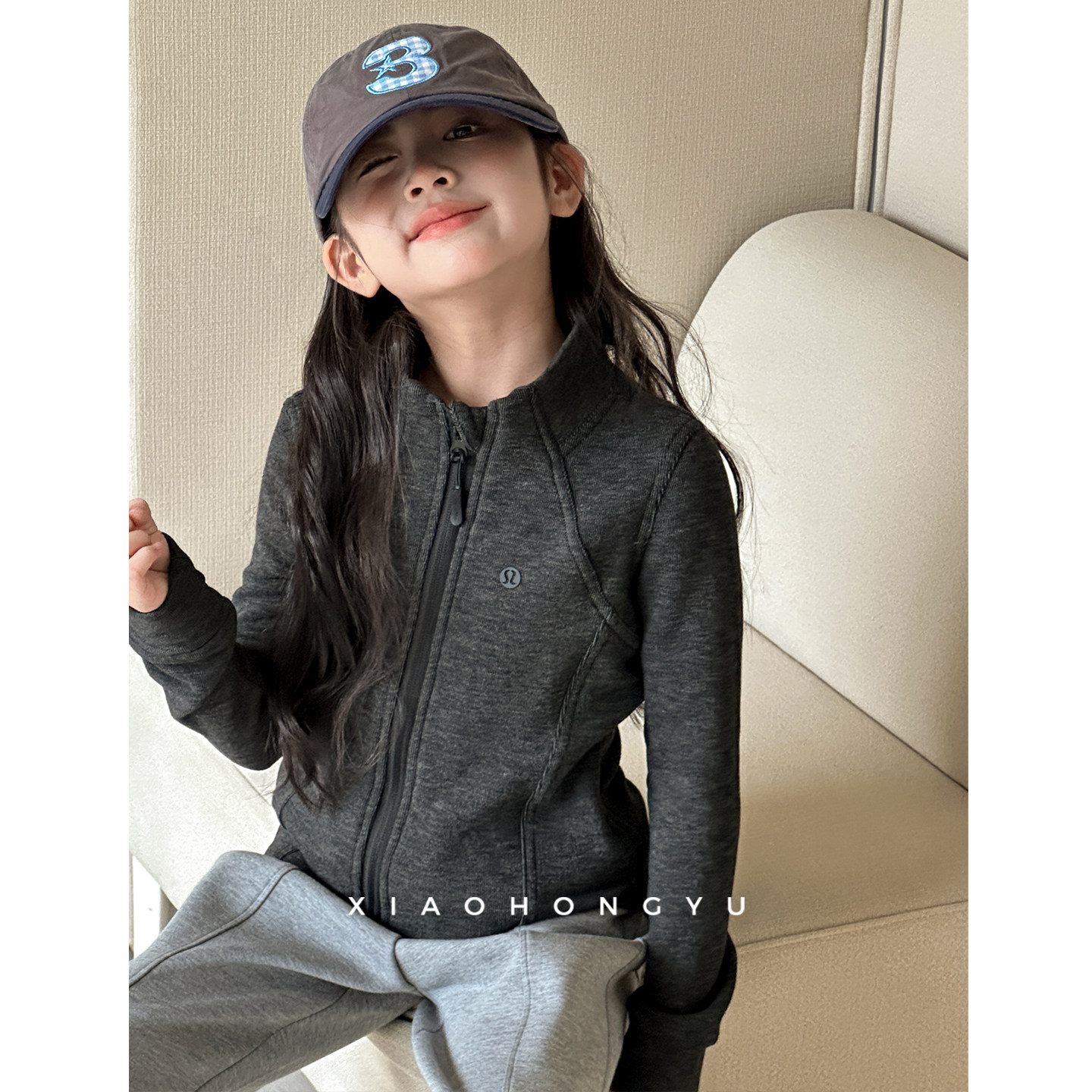 女大童外套秋装女童秋季立领上衣韩国童装洋气初中生修身运动上衣