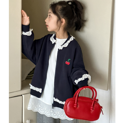 女童秋冬款棒球服大童上衣外套