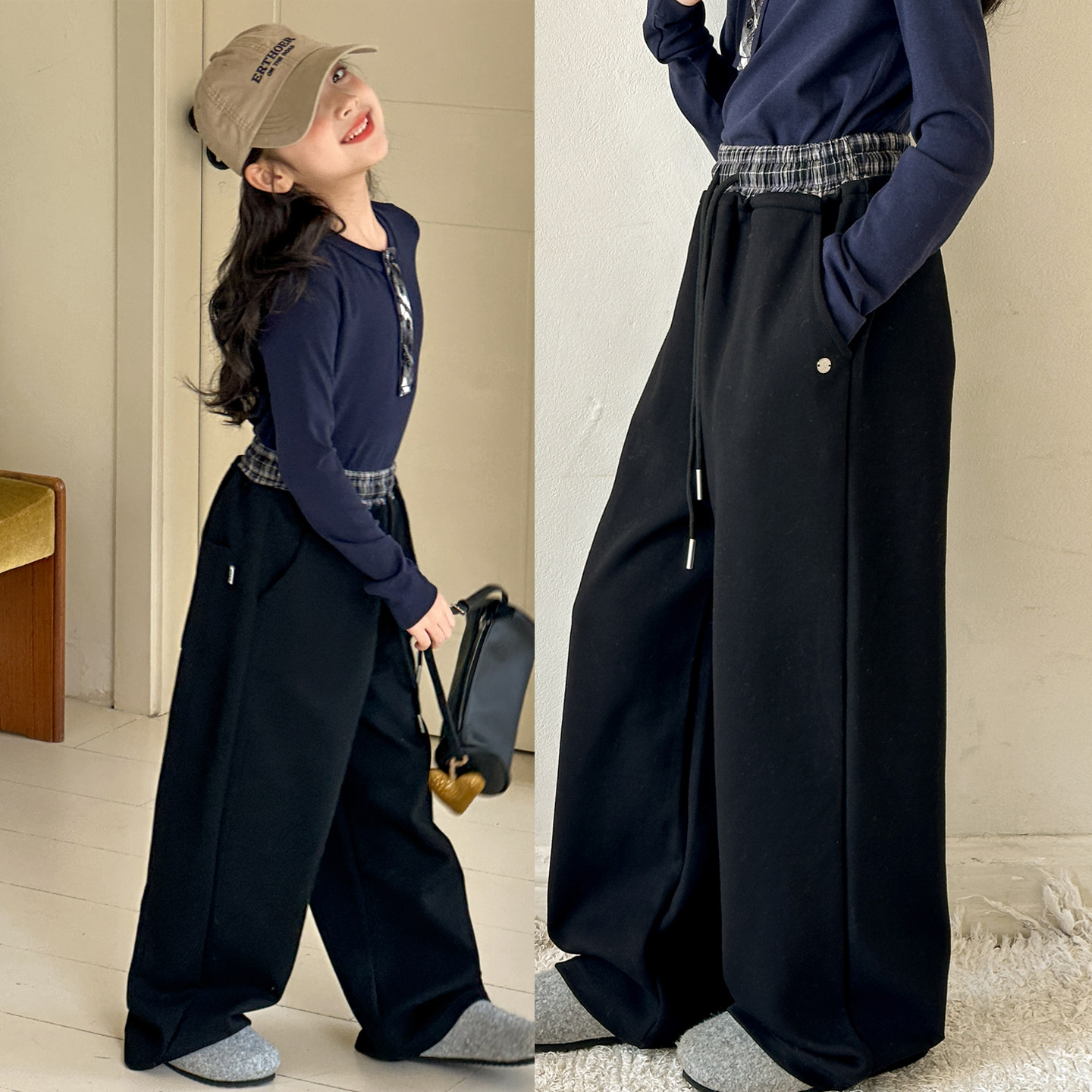 女童裤子春秋款2026新款洋气穿搭儿童春季休闲裤女大童春装直筒裤,童装/婴儿装/亲子装,裤子,淘宝优惠券,粉丝福利购,淘宝优惠卷