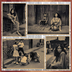 女作家 三毛 复古牛皮纸海报酒吧咖啡馆装饰墙画壁画248