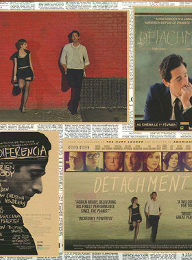 超脱Detachment电影海报 阿德里安布洛迪复古牛皮纸装饰墙画342