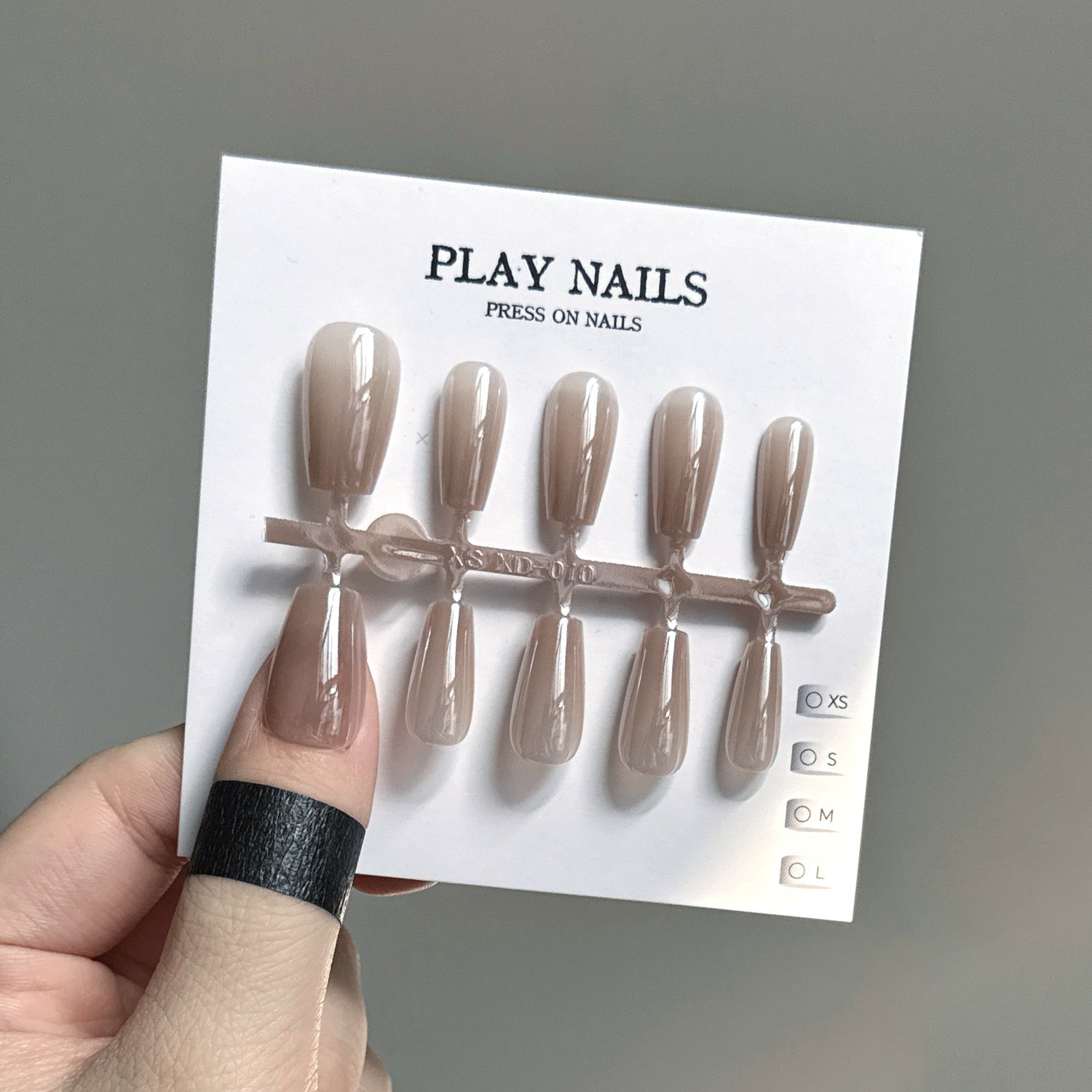 穿戴甲 超美显白肤色质感纯淡灰棕色美甲 魔镜粉电镀高亮短梯 L码,彩妆/香水/美妆工具,穿戴甲/甲片,淘宝优惠券,粉丝福利购,淘宝优惠卷