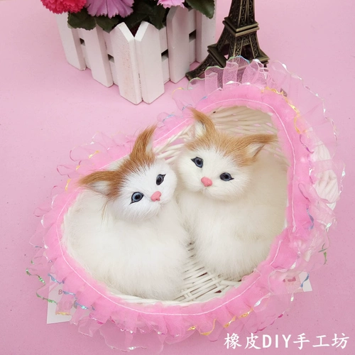 Бесплатная доставка кот милый дом украшения животных подарок супер милый котенок творческий орнамент