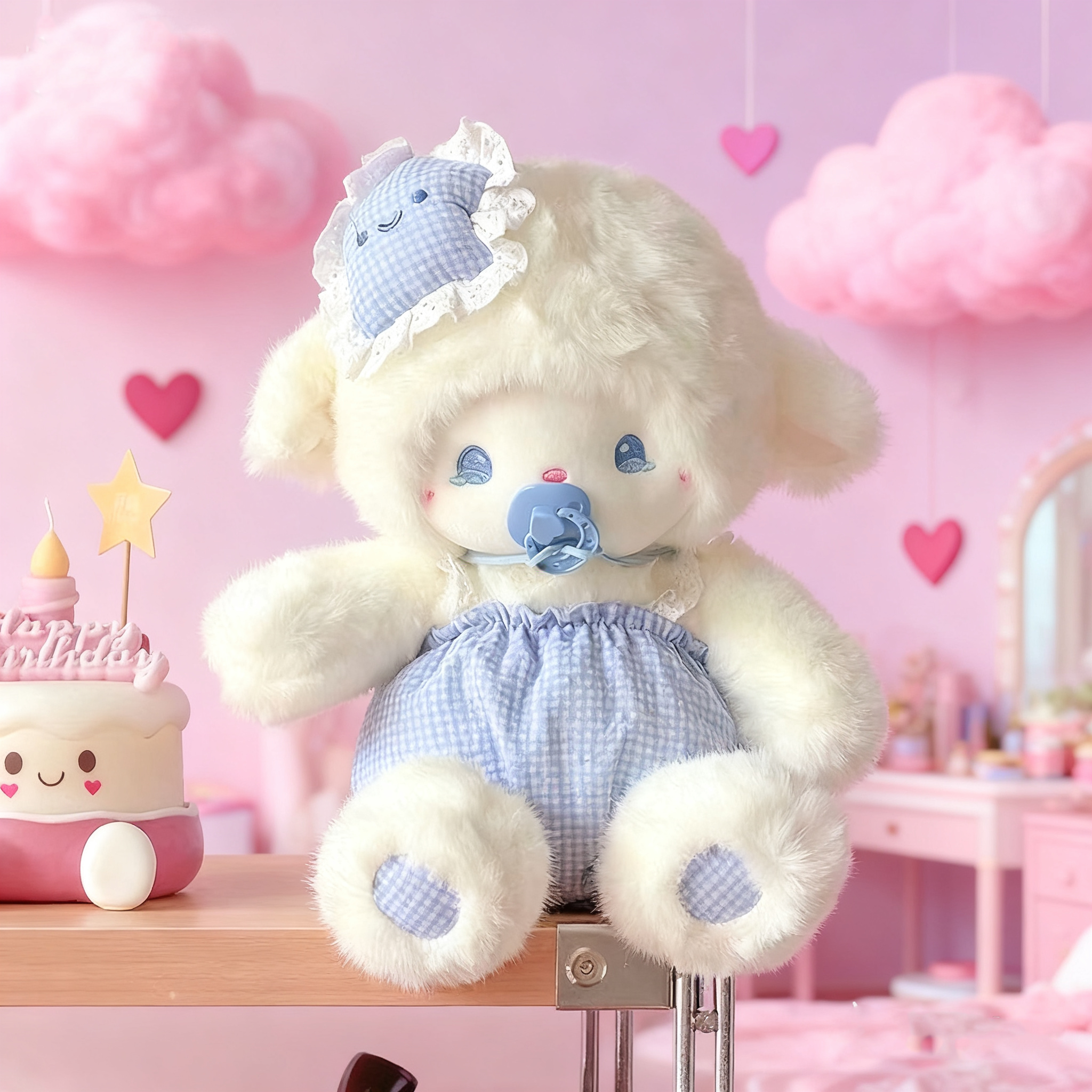 可爱奶嘴小羊玩偶毛绒玩具