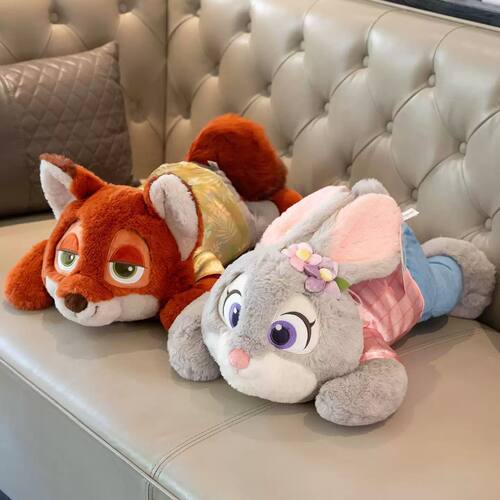 疯狂动物城2兔子警官朱迪抱枕公仔玩具尼克狐狸娃娃玩偶儿童礼物