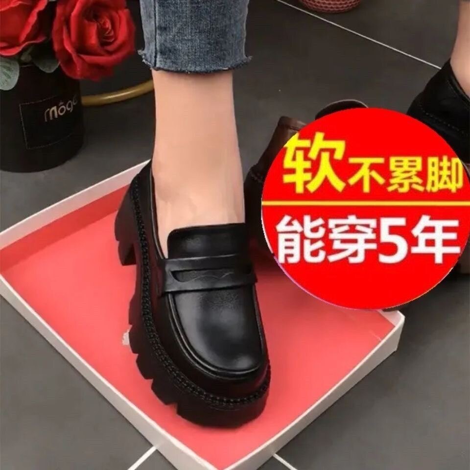 工作鞋女黑色防水防滑软底肯德基不累脚工鞋厨房专用防油厨师女鞋