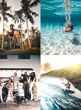 油管大神INS旅拍 风光生活人像调色 手机lr预设 LR/PS/LUT/C1滤镜