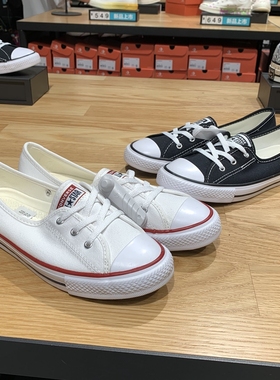 匡威2022夏新款男女款一脚蹬浅口薄底低帮帆布鞋 566774C 566775C