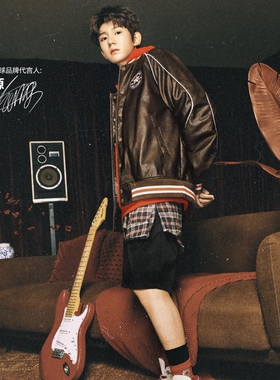 王源同款CONVERSE匡威蛇年系列男棒球服夹克外套10028110-A01-A02