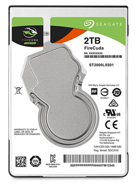 全新希捷Firecuda 2.5寸7MM厚128M SSHD固态混合2T笔记本电脑硬盘