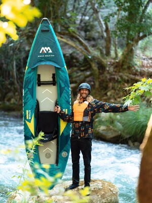 乐划独木舟湍流号K2皮划艇充气船