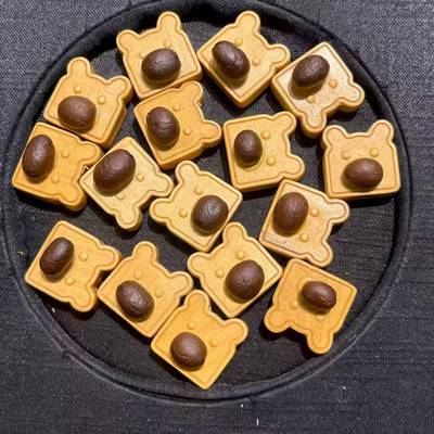 芭比檀咖啡豆diy配件手工材料手链串珠项链挂件手串文玩配饰品