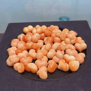 万宝螺屁桃爱心diy配件手工编织手绳手链项链挂件手串文玩配饰品