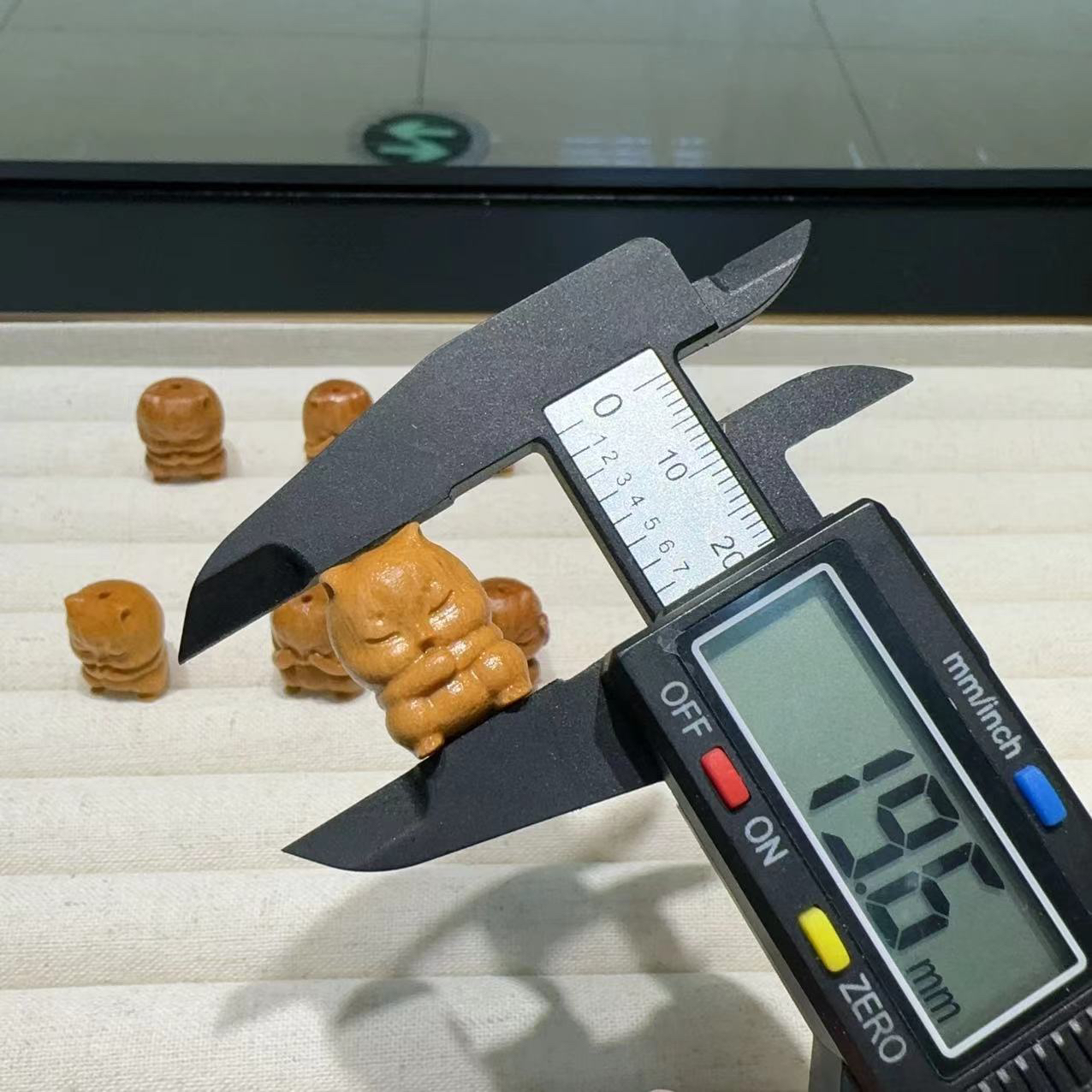 芭比檀四不小猫配件手工diy文玩时尚配饰佛珠手串一套4个哦