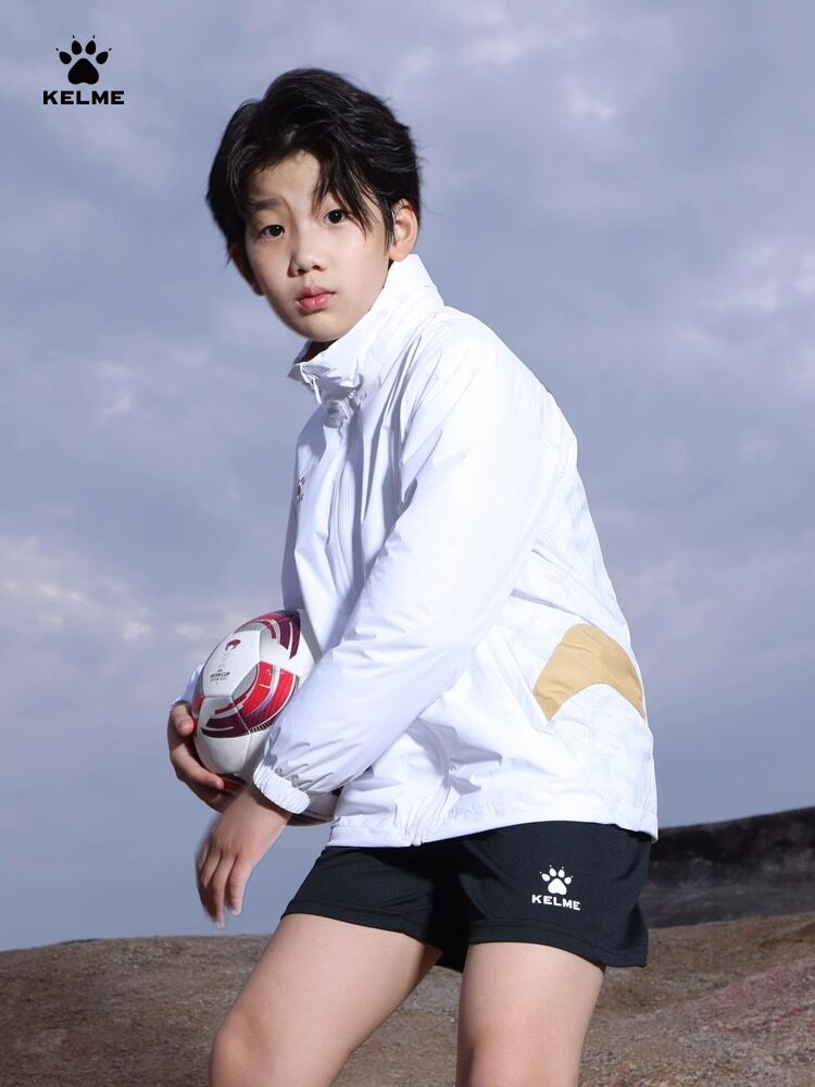 卡尔美风雨衣运动外套秋冬季成人儿童跑步防风衣足球训练服外套