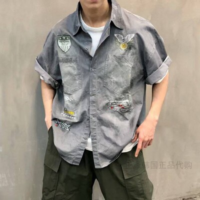 韩国正品vampireweekend短袖衬衫