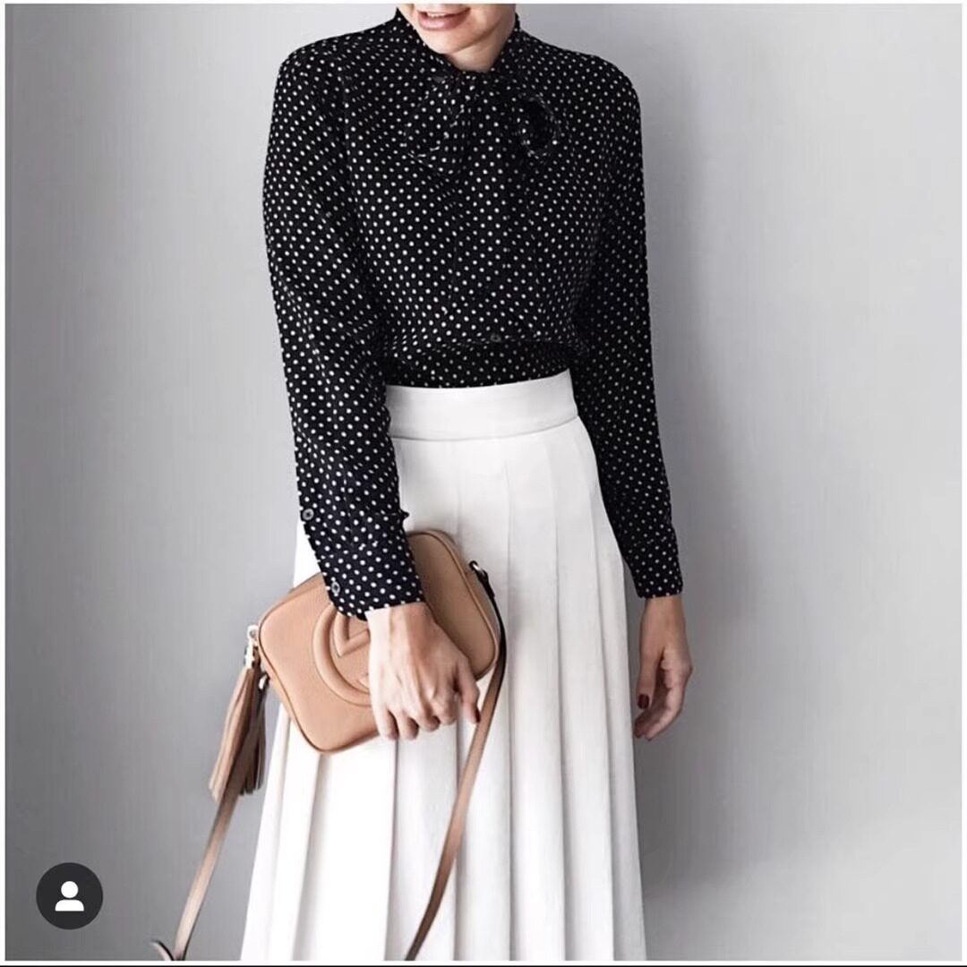 24年EQ真丝双绉女士宽松衬衣