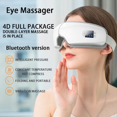 4D Smart Eye Massager Eye Care Instrument Hot Compress