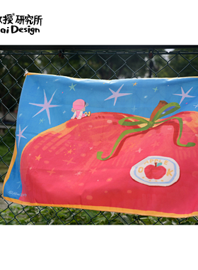 白教授研究所 插画挂布 ABAI DESIGN原创插画设计