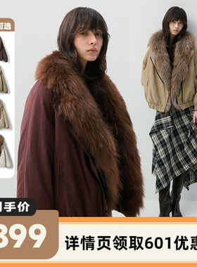 【李佳琦直播间】VIVIDINI 冬季百搭女士羽绒服派克