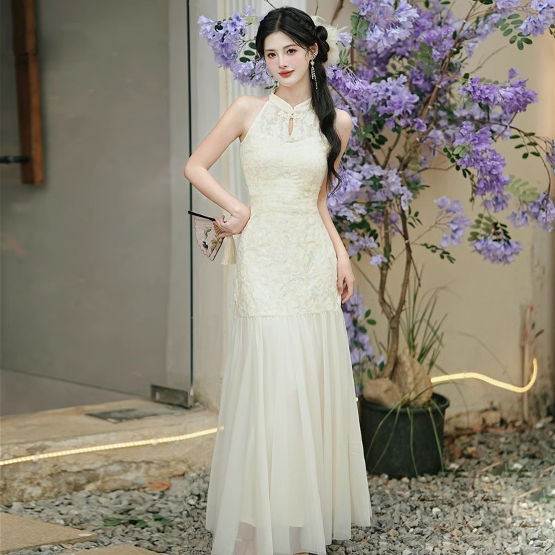 新中式国风改良旗袍复古连衣裙子