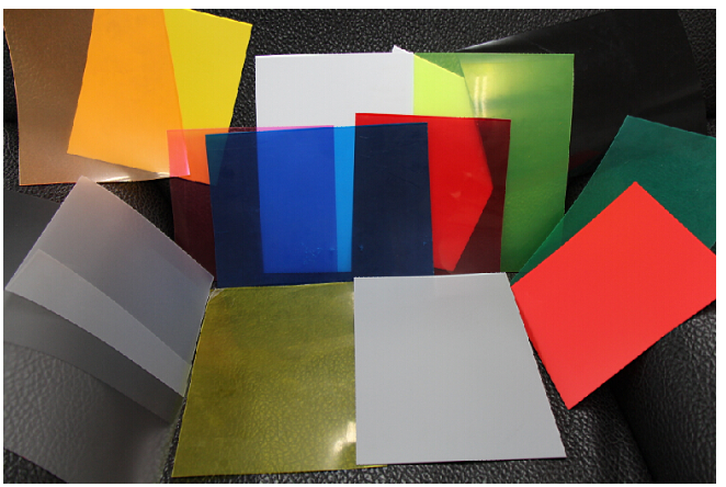 3 0.5 0.8 1mm厚 pvc胶片 有颜色塑料片材