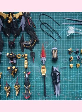万代 RG 1/144 RG金异端 迷惘 天蜜纳 高达拼装模型补件 部位补件