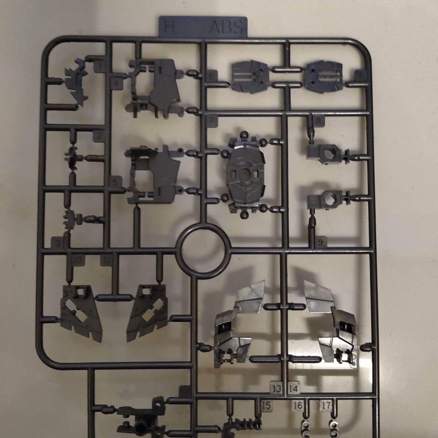 大班新品 6656 MG 完美独角兽 板件补新整板H板 拼装模型补件