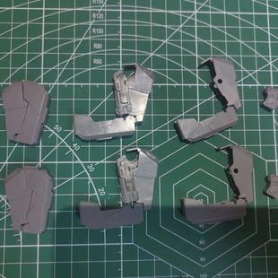 大班8816 MB正义女神红色 武器配件 GN手枪 MG规格 1:100  模型