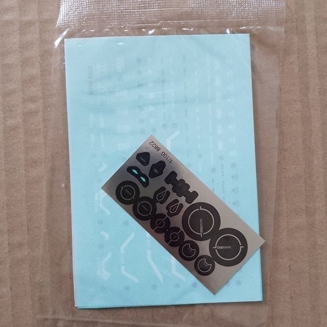 拼装模型 8822 MG 1/100 贴纸水贴 全新 补件 量子00Q 00q