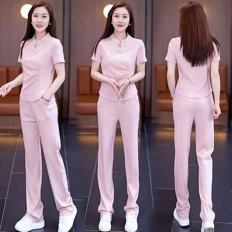 休闲运动服套装女士夏装2025休闲运动套装