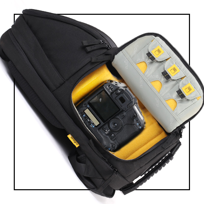 安诺格尔多功能摄影包a6000数码便携m50专业g7x2双肩侧开单反微单