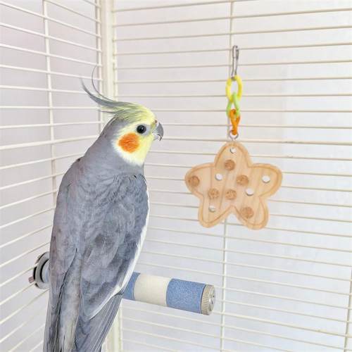 大型鹦鹉鸟玩具软木塞啃咬棒