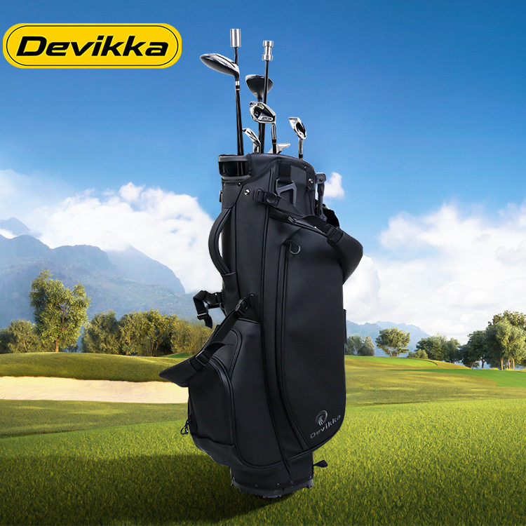 男女高尔夫球杆袋8.5英寸成人支架球包高尔夫用品pu高尔夫球包