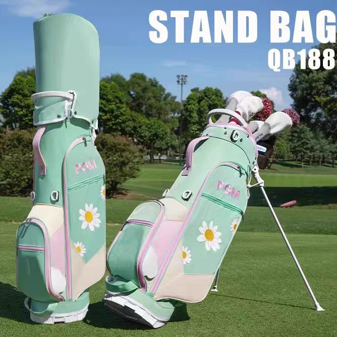 韩国高尔夫球包女支架球包便携女士球杆袋迷你简易小球包花朵图案