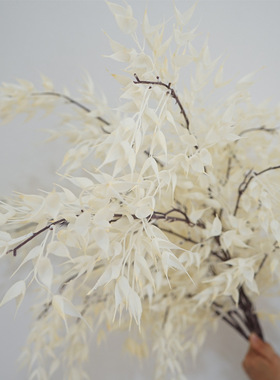 野燕麦北欧仿真花家居样板间装饰品客厅茶几餐桌插花摆件婚庆造景