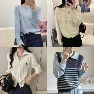 长袖 999 高货合集 2026春新款 毛衣女 蚕丝羊毛针织衫 901