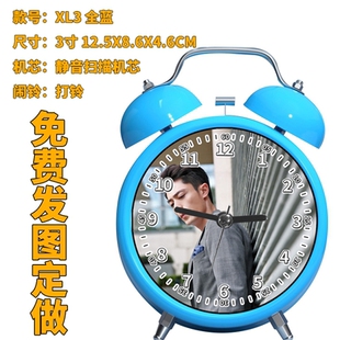 114 霍建华XL3 儿童闹钟玩具宝宝卧室学生用专用床头钟创意个性简