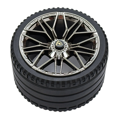 兼容乐高6306718 68577 6139227 42115兰博百年牛金色轮毂拼插MOC