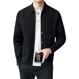 针织翻领天丝开衫春季韩版潮流毛衣百搭外套男士上衣K7737-P130，男装针织衫/毛衣，电商A239