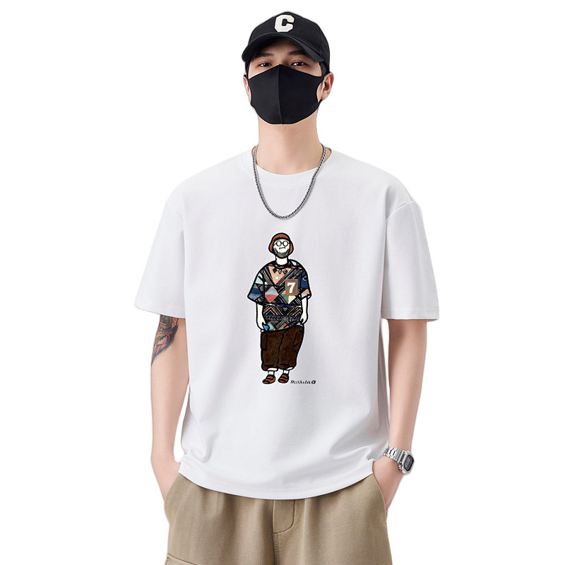 男士短袖T恤夏季新款时尚百搭休闲半袖上衣男装T88015-特P48控89,男装T恤,电商A239