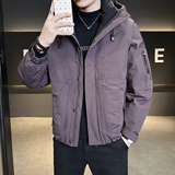 冬季新款工装羽绒服男短款保暖羽绒外套夹克Y9806-P235，男装夹克，电商A239