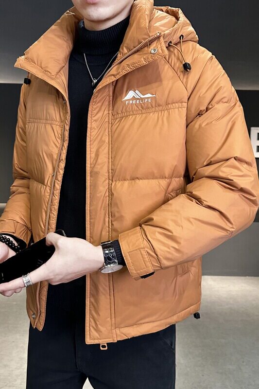 冬季店主风新款连帽羽绒服男短款保暖羽绒外套Y5531-P165,男装羽绒服,电商A239