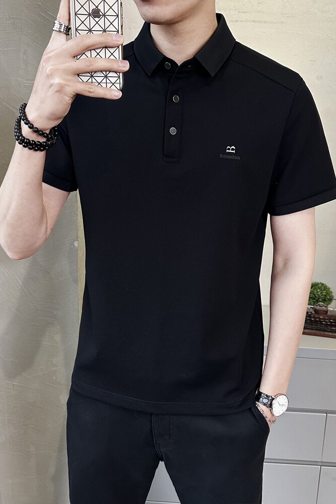 夏季新款男士短袖T恤时尚百搭休闲上衣潮牌半袖POLO衫PL9003-P63,男装Polo衫,电商A239