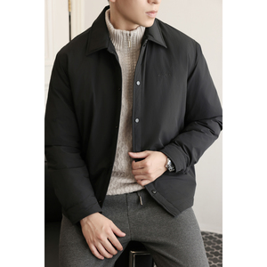 标轻薄羽绒服男冬季潮流翻领短款休闲外套男士夹克Y5530-P165图片