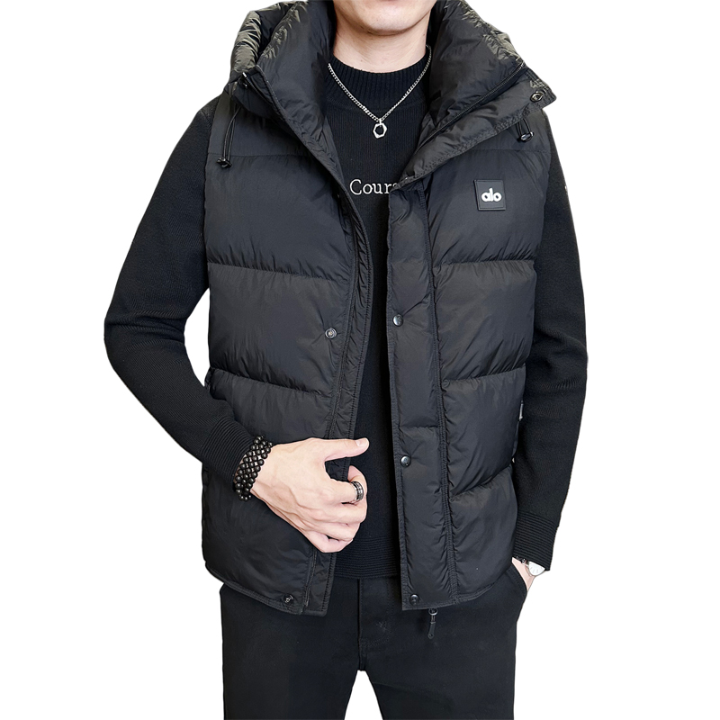 短款连帽羽绒马甲男连帽秋冬外穿羽绒服马夹韩潮流坎肩M2686-P145，男装羽绒服，电商A239
