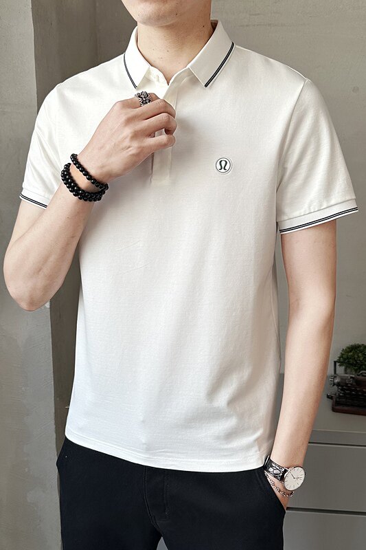潮牌翻领POLO衫短袖t恤男士夏季新款韩版潮流体恤上衣PL88505-P58,男装Polo衫,电商A239