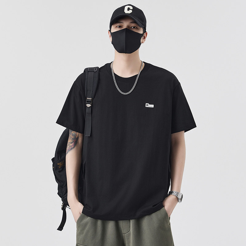 男士短袖T恤夏季新款时尚百搭休闲运动圆领半袖上衣T2202-P38控69,男装T恤,电商A239