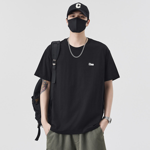 男士短袖T恤夏季新款时尚百搭休闲运动圆领半袖上衣T2202-P38控69图片