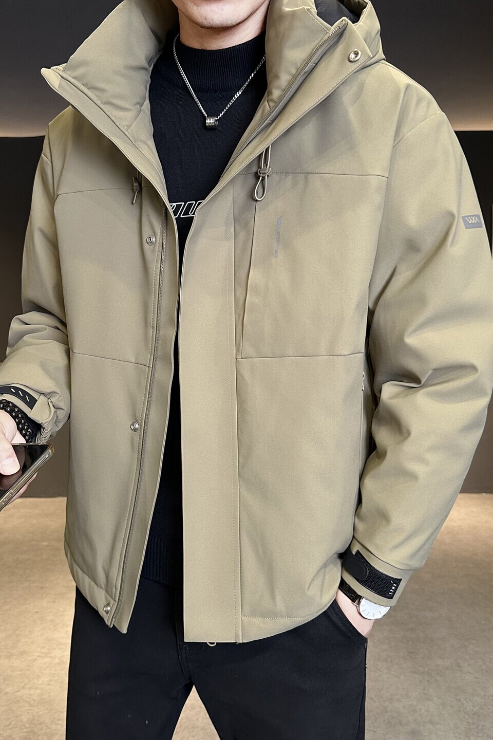 冬季新款工装羽绒服男短款保暖羽绒外套Y11801-P248,男装羽绒服,电商A239